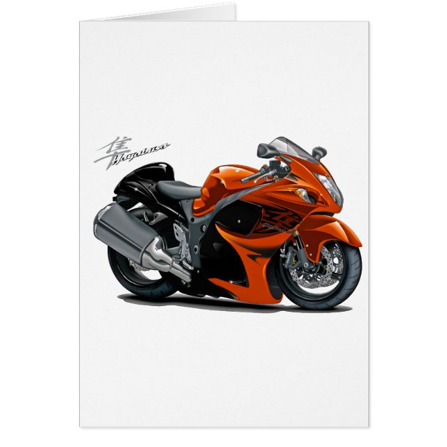 Hayabusa Orange Bike (Front)