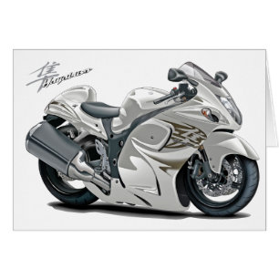 Hayabusa White Bike