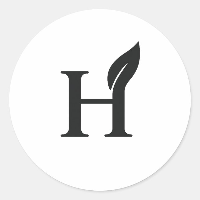 hayah classic round sticker (Front)