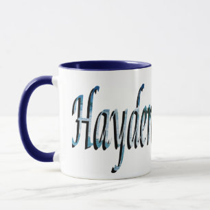 Hayden, Name, logo, Mug