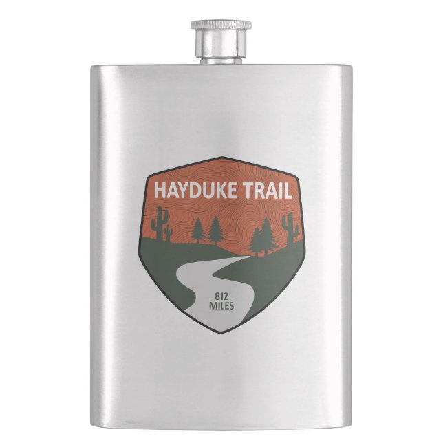 Hayduke Trail Hip Flask (Front)