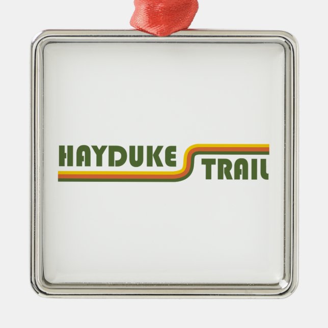 Hayduke Trail Metal Ornament (Front)