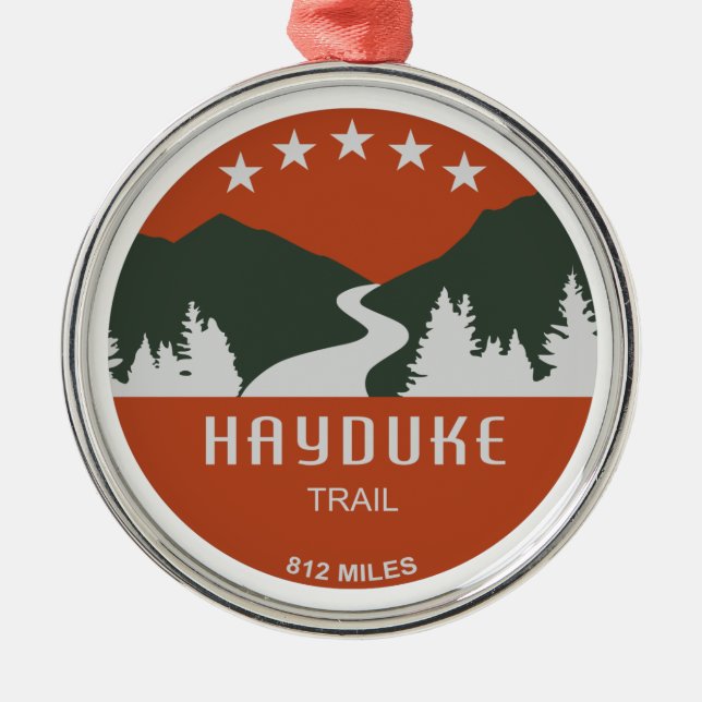 Hayduke Trail Metal Ornament (Front)