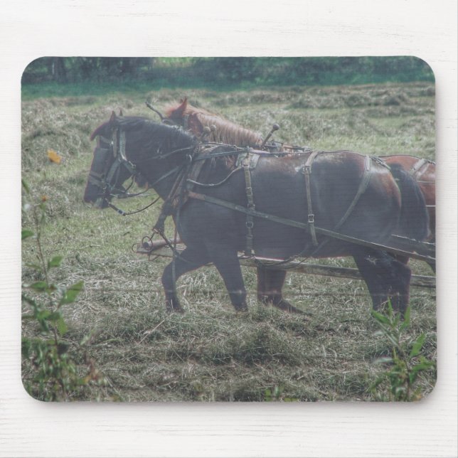Haying in the Summertime Mouse Pad (Front)
