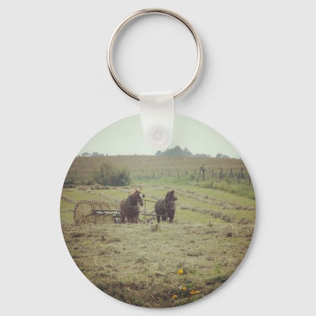 Haying Time Keychain (Front)