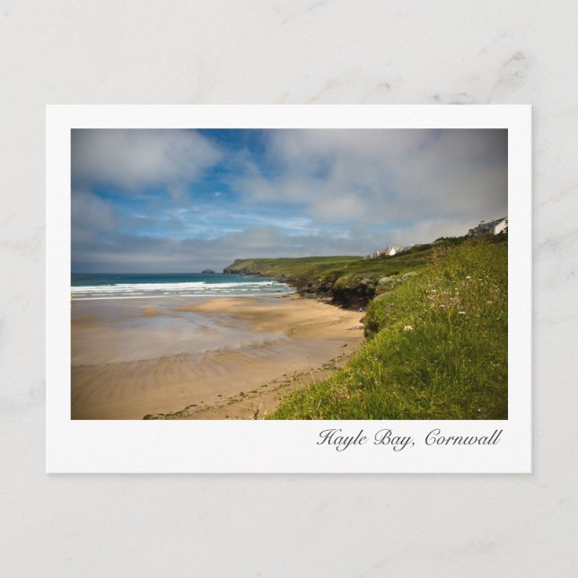 Hayle Bay, Cornwall Postcard (Front)