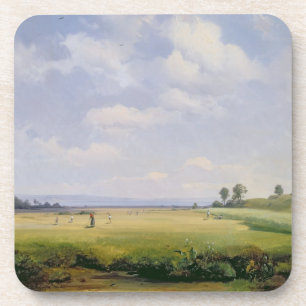 Haymaking, 1838 (oil on canvas) coaster