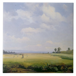 Haymaking, 1838 (oil on canvas) tile