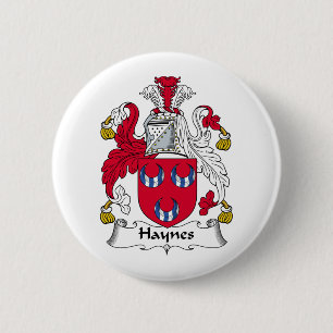 Haynes Family Crest 2 Inch Round Button