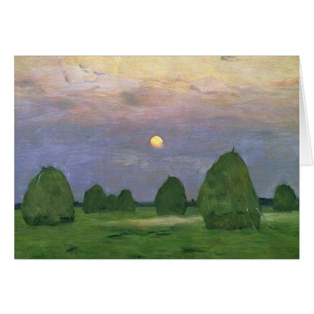 Hayricks at Dusk, 1899 (Front Horizontal)