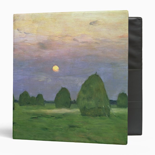 Hayricks at Dusk, 1899 Binder (Front/Inside)