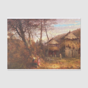 Hayricks by Mary Josephine Walters Tissue Paper