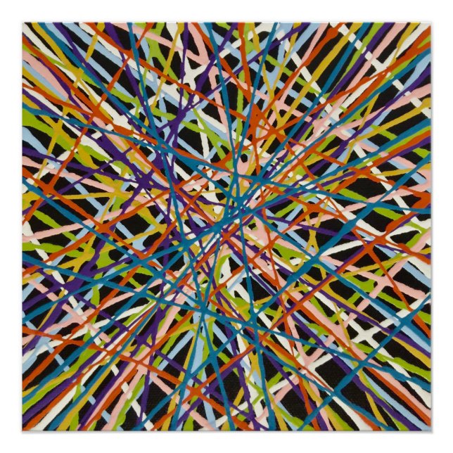 Haystack in Black Perfect Poster (Front)