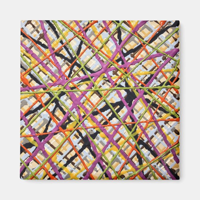 Haystack in Purple Magnet (Front)