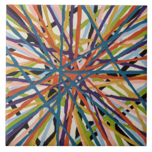 Haystack in White 6 x 6 Ceramic Tile