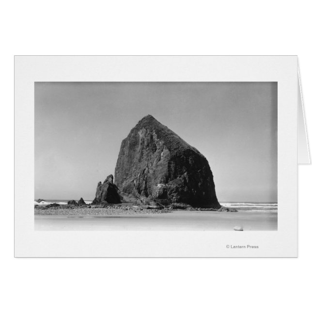 Haystack Rock at Cannon Beach, Oregon Photograph (Front Horizontal)
