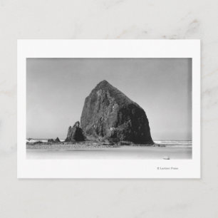 Haystack Rock at Cannon Beach, Oregon Photograph Postcard