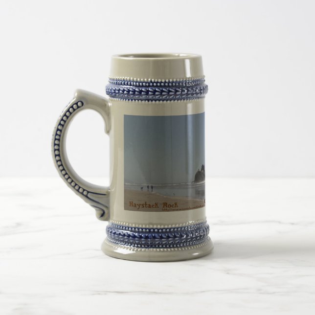 Haystack Rock, Cannon Beach, Oregon... Beer Stein (Left)