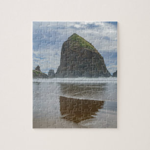 Haystack Rock, Cannon Beach, Oregon Jigsaw Puzzle