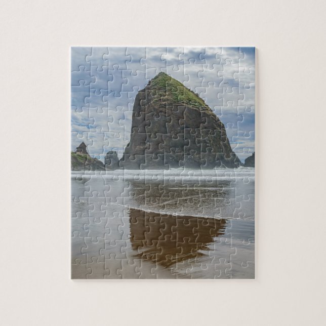 Haystack Rock, Cannon Beach, Oregon Jigsaw Puzzle (Vertical)
