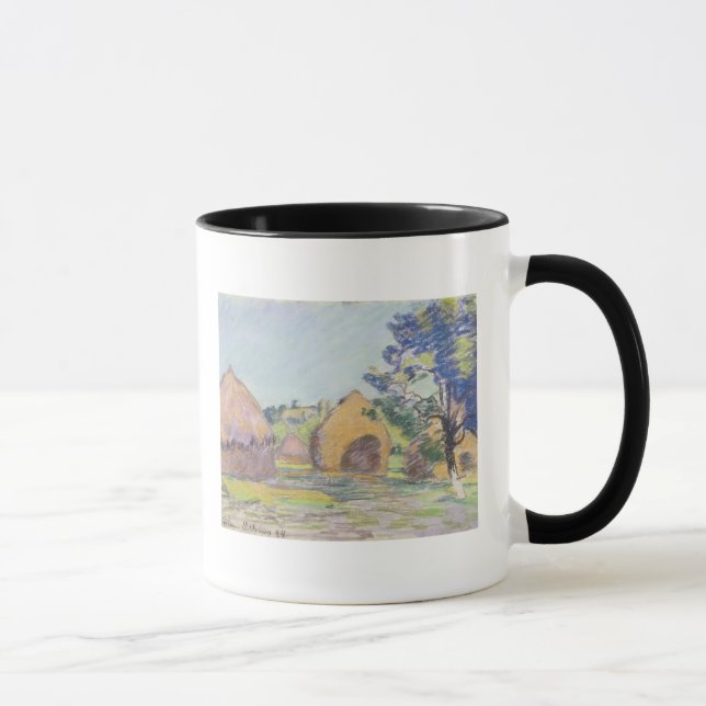 Haystacks at Saint-Cheron Mug (Right)
