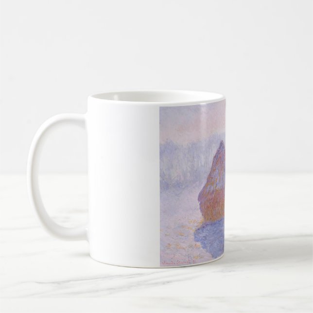 Haystacks by Claude Monet Coffee Mug (Left)
