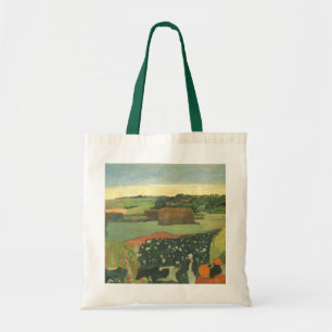 Haystacks in Brittany by Paul Gauguin, Vintage Art Tote Bag