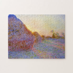 Haystacks Monet Fine Art Jigsaw Puzzle
