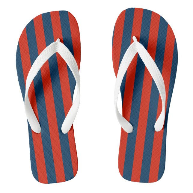 HAYTI INDIGERN FLAG  FLIP FLOPS (Footbed)