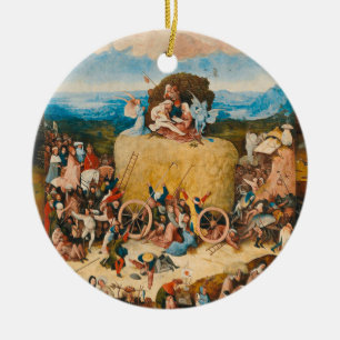 Haywain Triptych - Hieronymus Bosch Ceramic Ornament