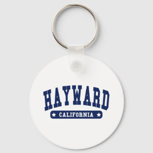 Hayward California College Style tee shirts Keychain