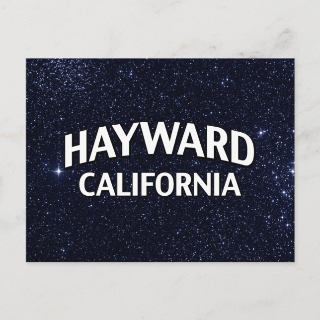 Hayward California Postcard (Front)