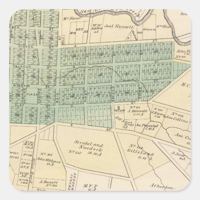 Haywards, San Lorenzo Square Sticker (Front)