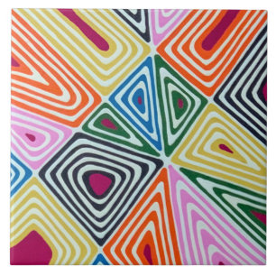 Haywire in Cranberry 6 x 6 Carreaux céramiques