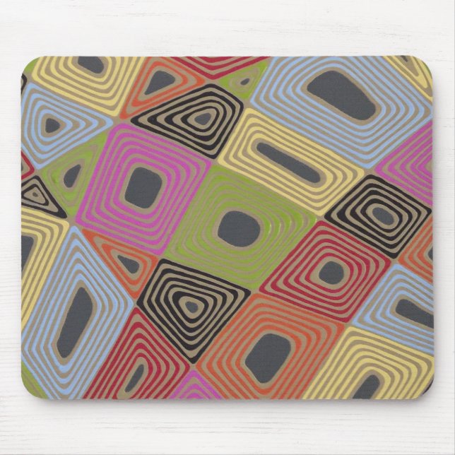 Haywire in Grey Mousepad (Front)