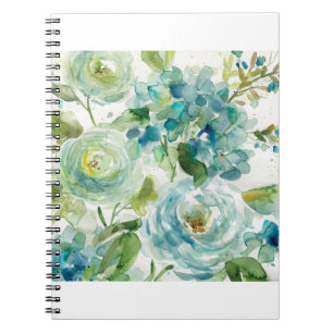 HAZ06 Cool Watercolor Floral.tif Notebook