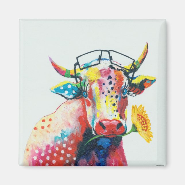 HAZ27 Cow.tif Magnet (Front)