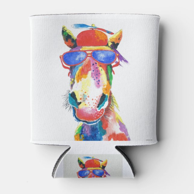 HAZ29 Horse.tif Can Cooler (Front)