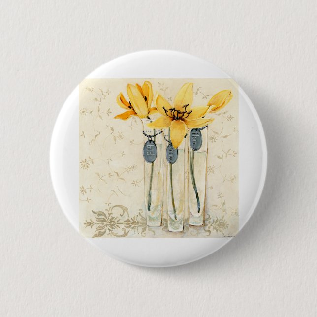 HAZ38 Inspired Yellow.tif 2 Inch Round Button (Front)