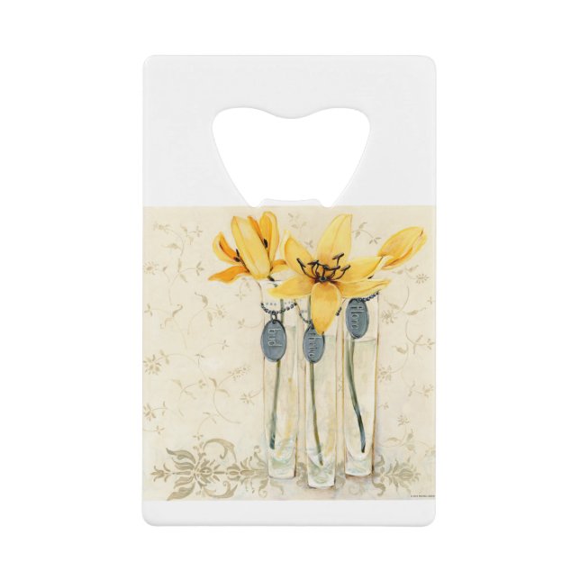 HAZ38 Inspired Yellow.tif Credit Card Bottle Opener (Front)