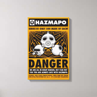 Haz Classic Poster (B1_All 3) on canvas