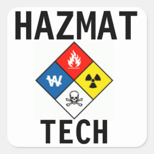 Haz Mat Tech stickers