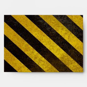Hazard Stripes A7 Greeting Card Envelope