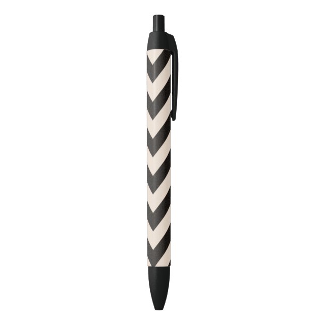 Hazard Stripes Black Ink Pen (Bottom (Vertical))