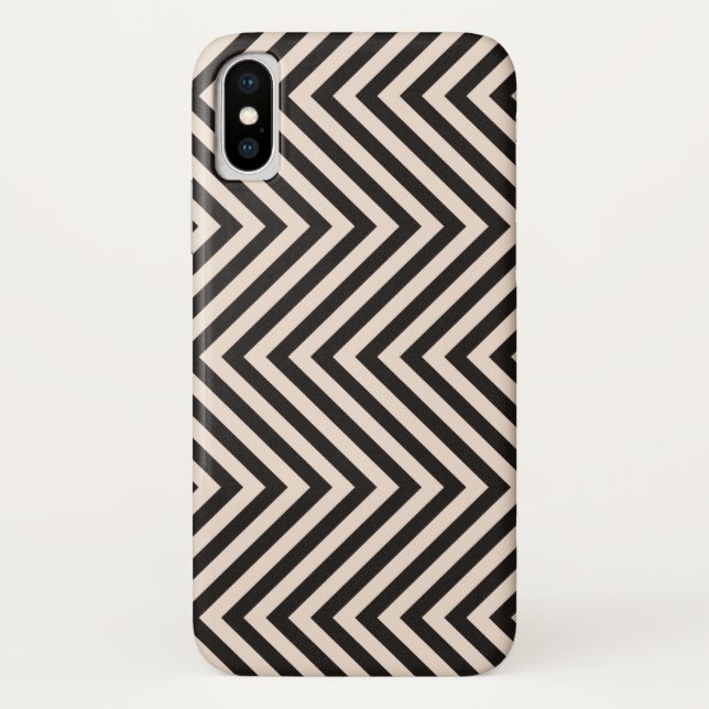 Hazard Stripes Case-Mate iPhone Case (Back)