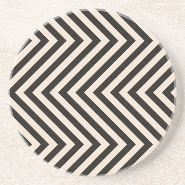 Hazard Stripes Coaster (Front)