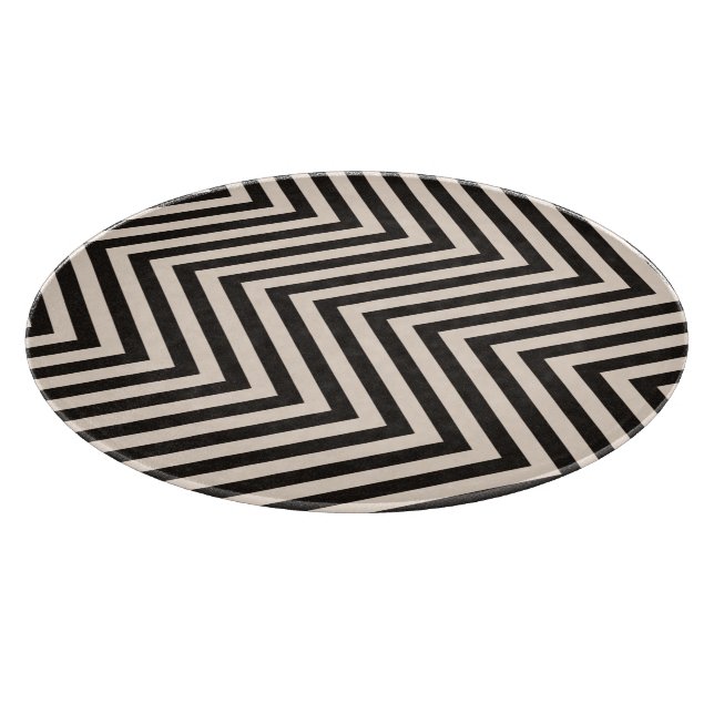 Hazard Stripes Cutting Board (Corner)