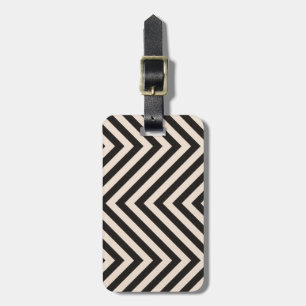 Hazard Stripes Luggage Tag