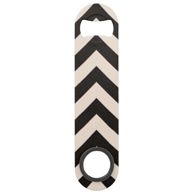 Hazard Stripes Speed Bottle Opener (Front)