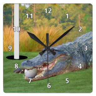 Hazardous Lie, Gator, Golfer’s Clock